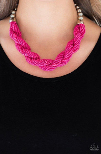 Savannah Surfin’ - Pink Necklace