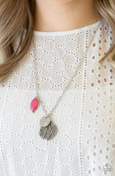 Free-Spirited Forager- Pink Necklace