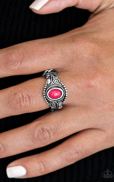 The Jungle Look- Pink Ring