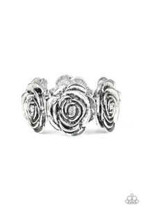 Floral Flamboyancy- White Bracelet