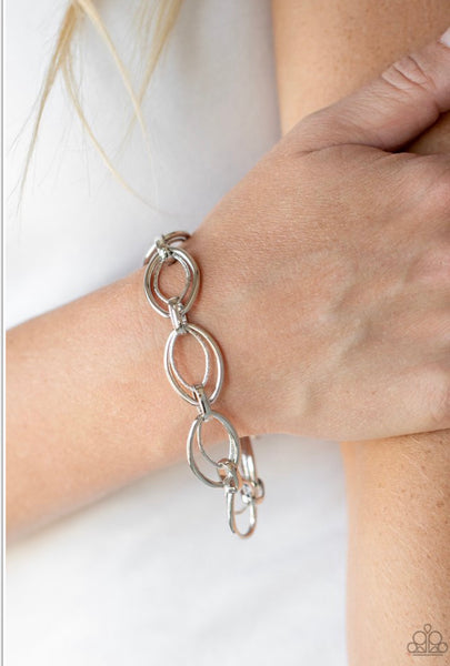 Simplistic Shimmer- Silver Bracelet