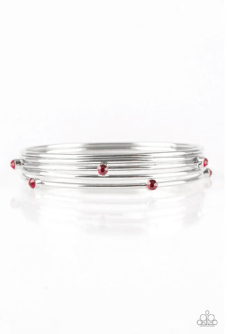 Delicate Decadence- Red Bracelet