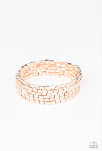 Stunningly Stacked- Rose Gold Bracelet