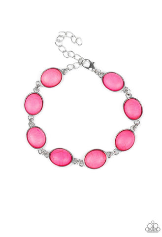 Nice Stonework- Pink Bracelet