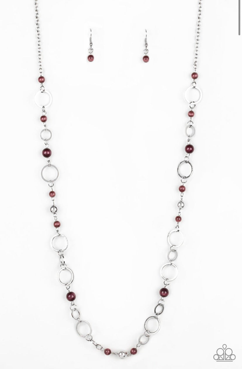Kid In A Candy Shop- Purple Necklace