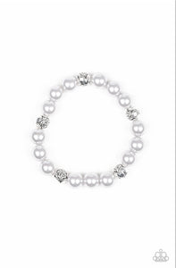 Rosy Radiance- Silver Bracelet