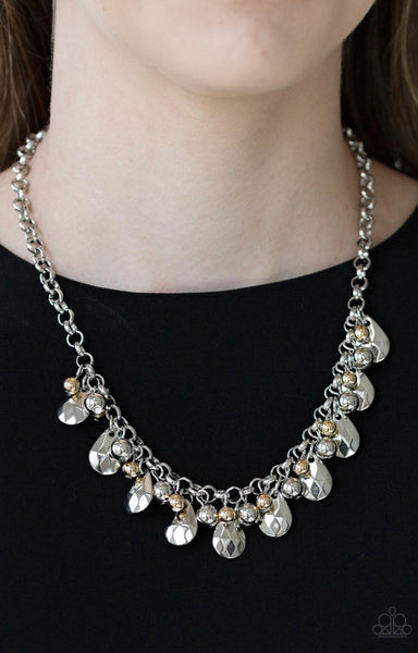 Stage Stunner- Silver Necklace