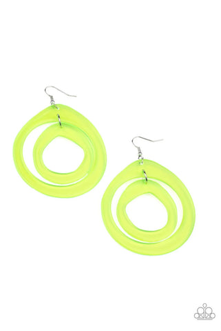 Show Your True Neons- Yellow Earrings