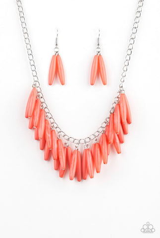 Full of Flavor- Orange Necklace