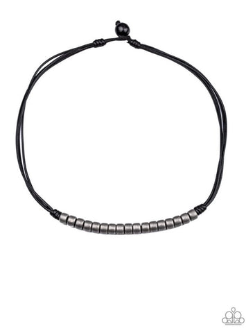 On The Treasure Hunt- Black Urban Necklace