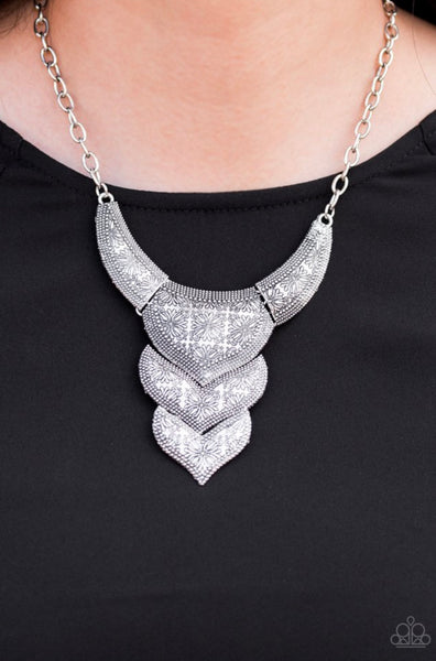 Texas Temptress- Silver Necklace