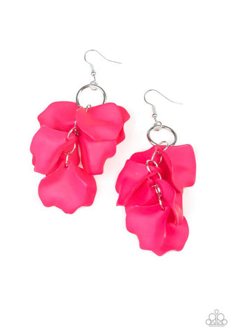 Glass Gardens- Pink Earrings