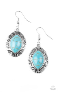 Aztec Horizons- Blue Earrings