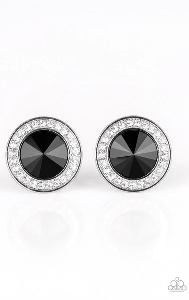 What Should I Bling? - Black Post Earrings