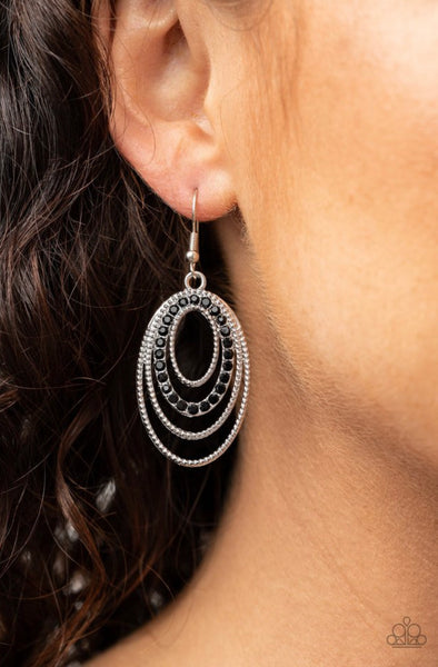 Date Night Diva- Black Earrings