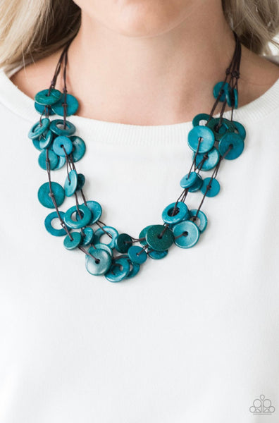 Wonderfully Walla Walla- Blue Necklace