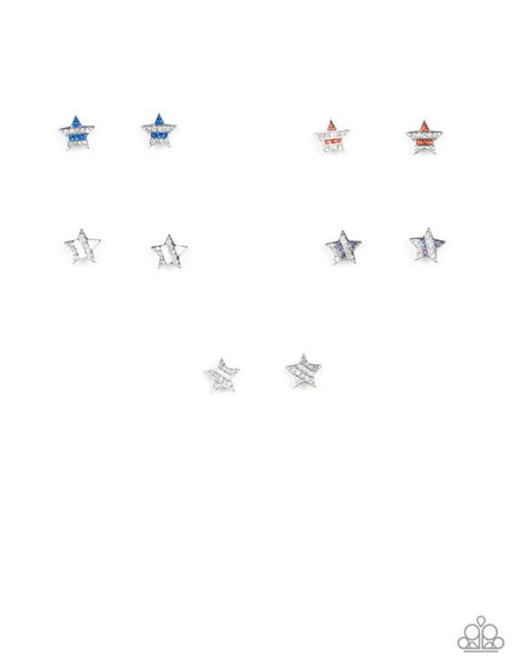 Striped Stars Ring