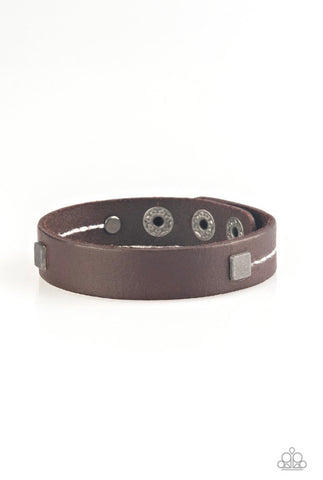 Totally Trailblazing- Brown Urban Bracelet