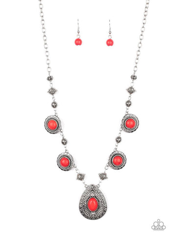 Mayan Magic- Red Necklace