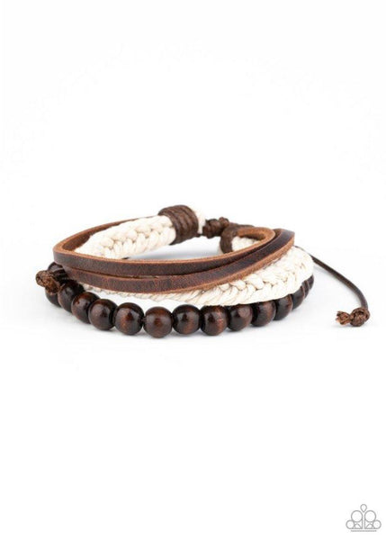 Wildly Wrangler- Brown Urban Bracelet