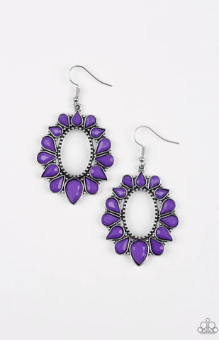 Fashionista Flavor- Purple Earrings