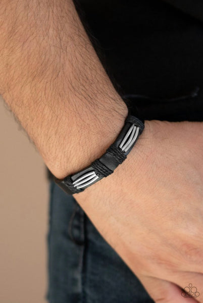 Industrial Interstate- Black Urban Bracelet