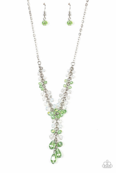 Iridescent Illumination- Green Necklace