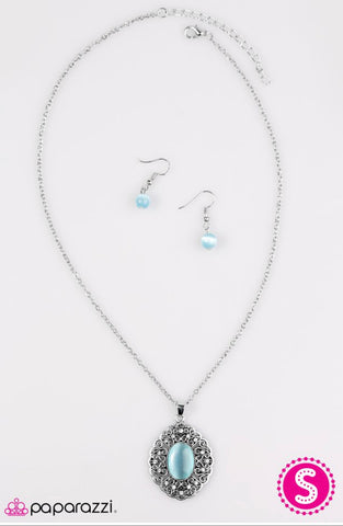 Heart of Glace- Blue Necklace