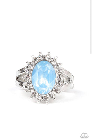 Iridescently Illuminated- Blue Ring #0929