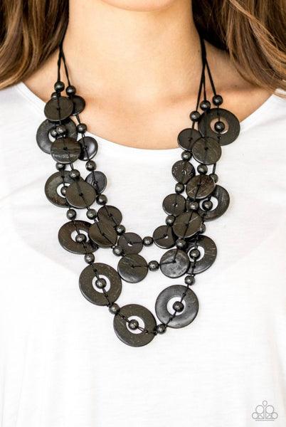 Catalina Coastin- Black Necklace