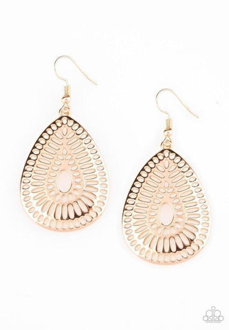 You Look Grate!- Gold Earrings