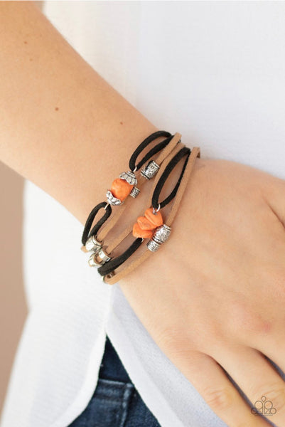 Rocky Mountain Rebel- Orange Urban Bracelet