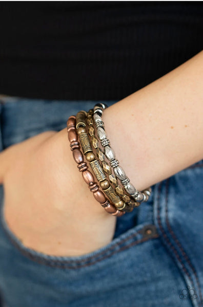 Texture Throwdown- Multi Bracelet