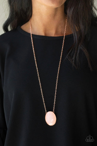 Intensely Illuminated- Copper Necklace #0877