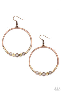 Dancing Radiance- Copper Earrings