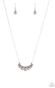 Melodic Metallics- Silver Necklace
