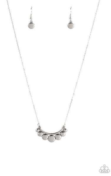 Melodic Metallics- Silver Necklace