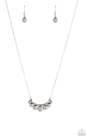 Melodic Metallics- Silver Necklace