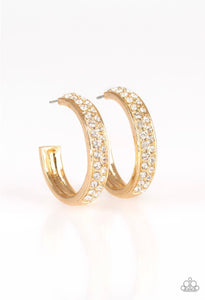 Cash Flow- Gold Hoop Earrings