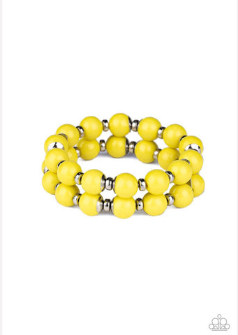 Bubble Blast Off- Yellow Bracelet