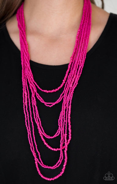 Totally Tonga- Pink Necklace