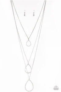 Make The World Sparkle- White Necklace