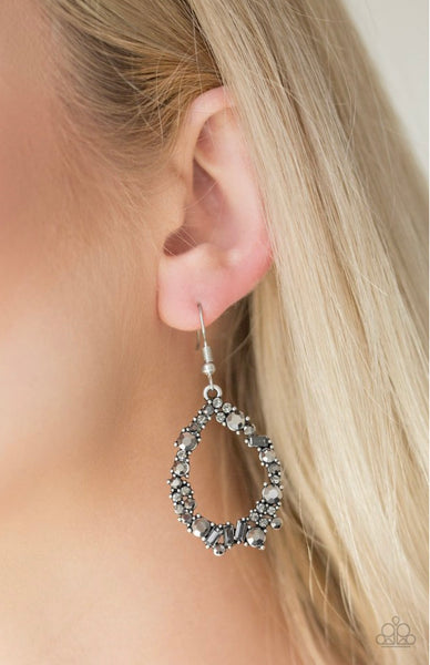 Crushing Couture- Silver Earrings