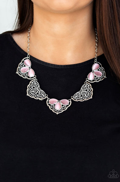 East Coast Essence- Pink Necklace