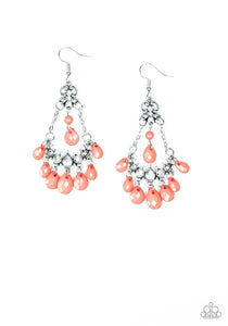 Malibu Sunset- Orange Earrings