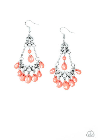 Malibu Sunset- Orange Earrings