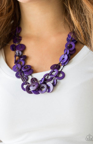 Wonderfully Walla Walla- Purple Necklace