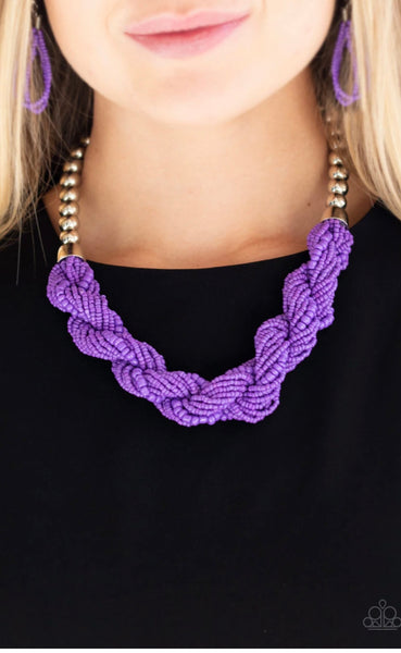 Savannah Surfin’- Purple Necklace