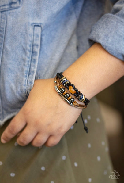 Wander More- Orange Urban Bracelet