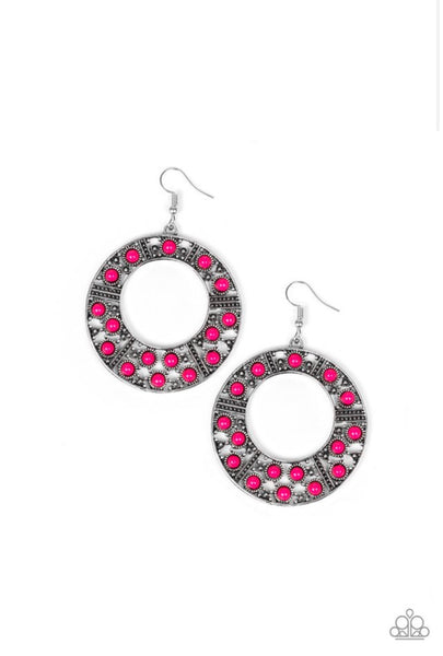 San Diego Samba- Pink Earrings